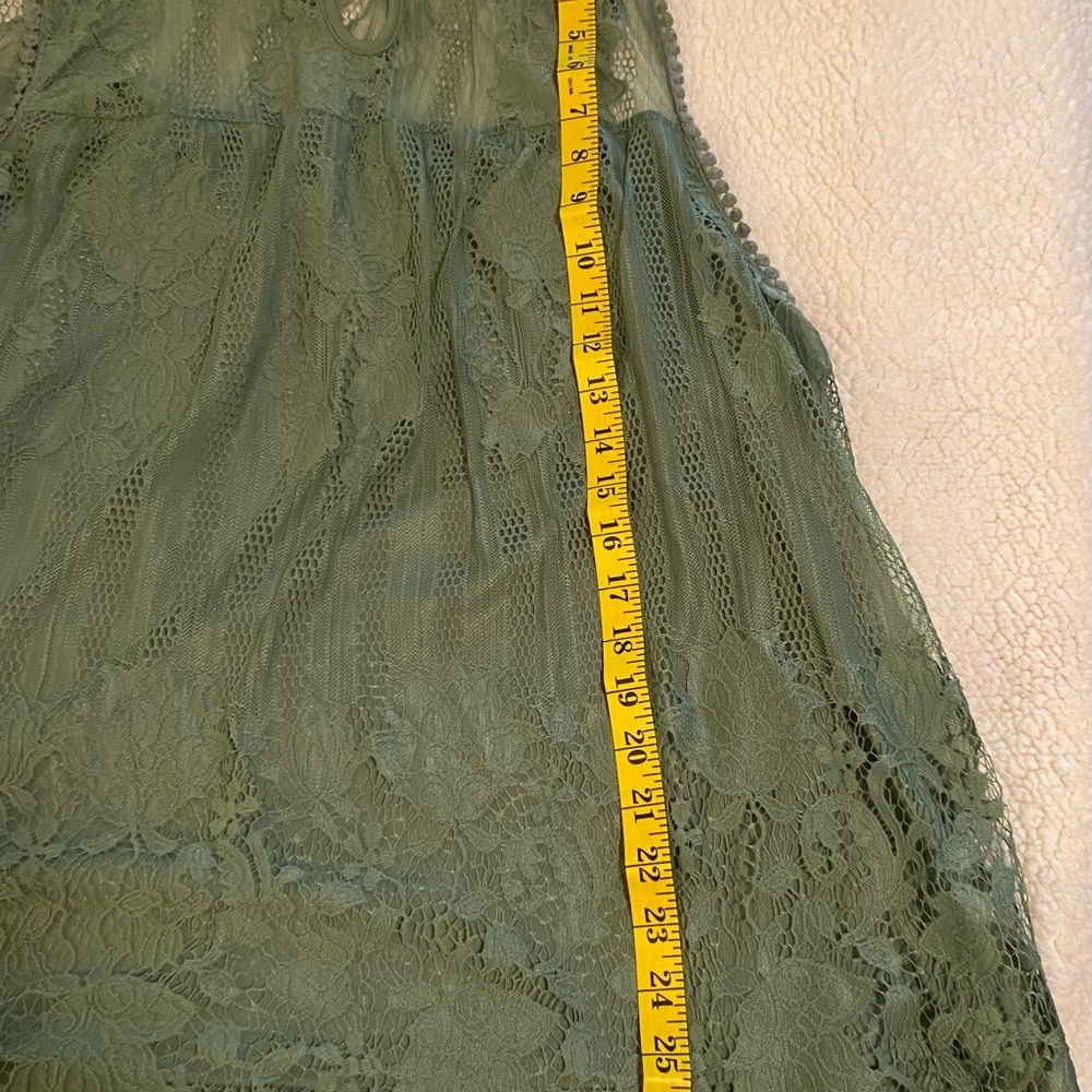 Chance or Fate women’s 3x hedge green pullover dressy sleeveless top. NWT - Picture 8 of 9